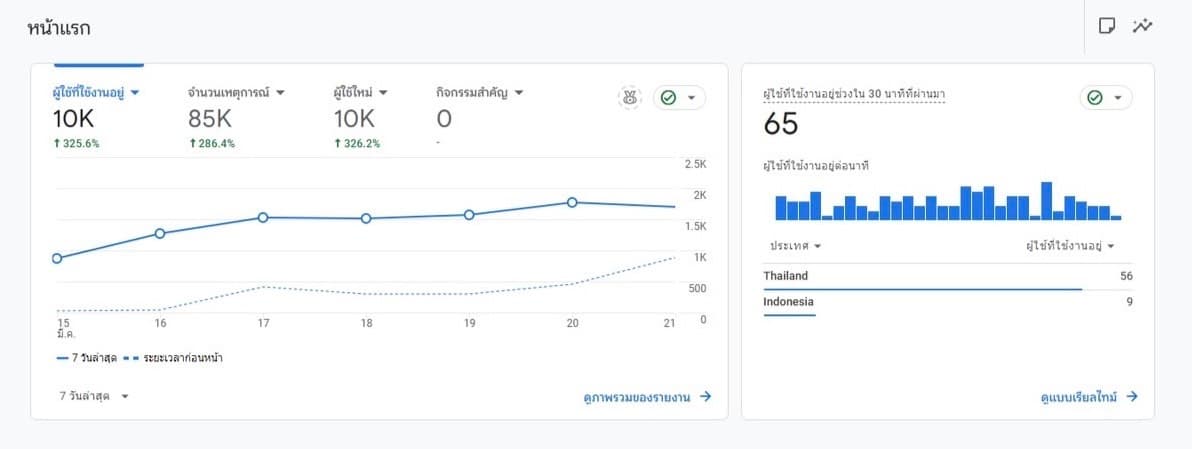 ผลงาน SEO โปรเจกต์ที่ 17 - Storm Rank Agency